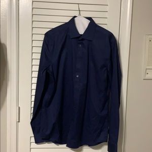 Mens Slim Fit Performance Stretch DKNY Dress Shirt